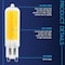 Luxrite G9 LED Light Bulbs 4.5W 50W Equivalent 450LM 2700K Warm White Dimmable Glass Bi-Pin Base, 5PK LR24690-5PK - alternate 4